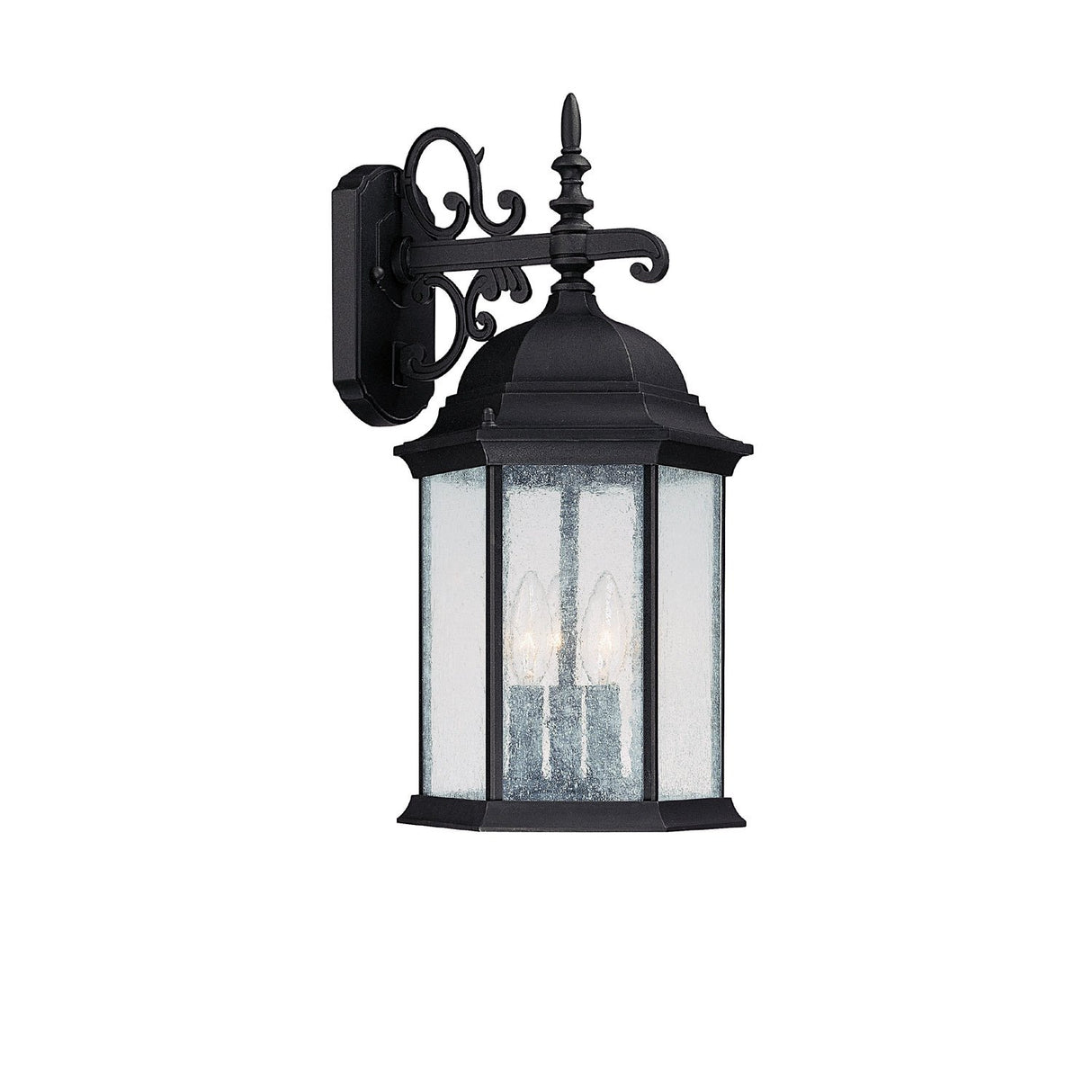 Capital Lighting 9834BK Main Street 3 Light Outdoor Wall Lantern Black