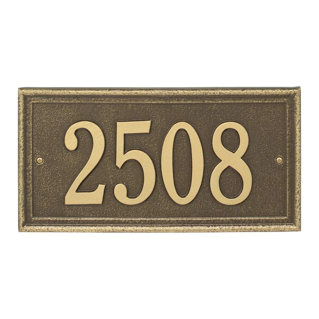 Whitehall 3330AB - Personalized Masons Rectangle Plaque - Standard - 1 line