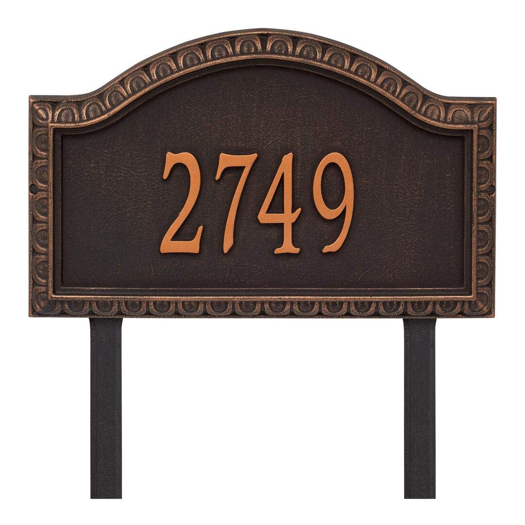 Whitehall 3132OB - Personalized Penhurst Plaque - Grande - lawn- 1 Line