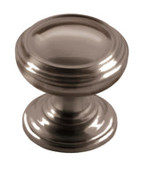 Amerock Cabinet Knob Gunmetal 1-1/4 inch (32 mm) Diameter Revitalize 1 Pack Drawer Knob Cabinet Hardware