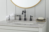 Gerber D303257BS Satin Black Opulence Two Handle Widespread Lavatory Faucet