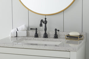 Gerber D303257BS Satin Black Opulence Two Handle Widespread Lavatory Faucet