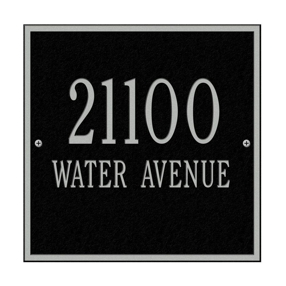 Whitehall 2111BS - Personalized Square Plaque - Standard - Wall - 2 line