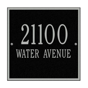 Whitehall 2111BS - Personalized Square Plaque - Standard - Wall - 2 line