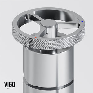 VIGO Cass 12 inch H Single Hole Single Handle Bathroom Faucet in Chrome - Vessel Sink Faucet VG03030CH