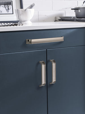 Amerock Cabinet Pull Gunmetal 5-1/16 inch (128 mm) Center to Center Concentric 1 Pack Drawer Pull Drawer Handle Cabinet Hardware