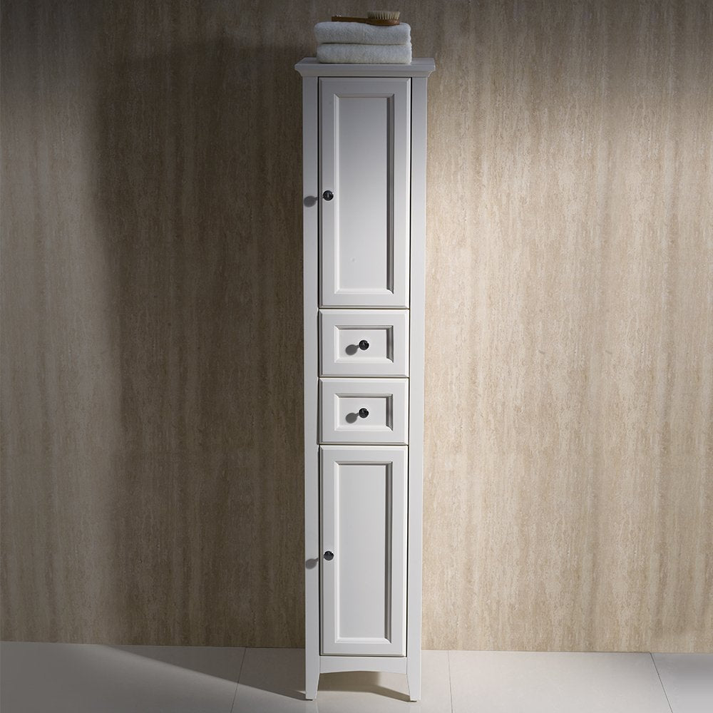 Fresca FST2060AW Fresca Oxford Antique White Tall Bathroom Linen Cabinet