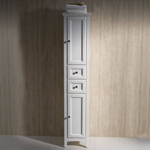 Fresca FST2060AW Fresca Oxford Antique White Tall Bathroom Linen Cabinet