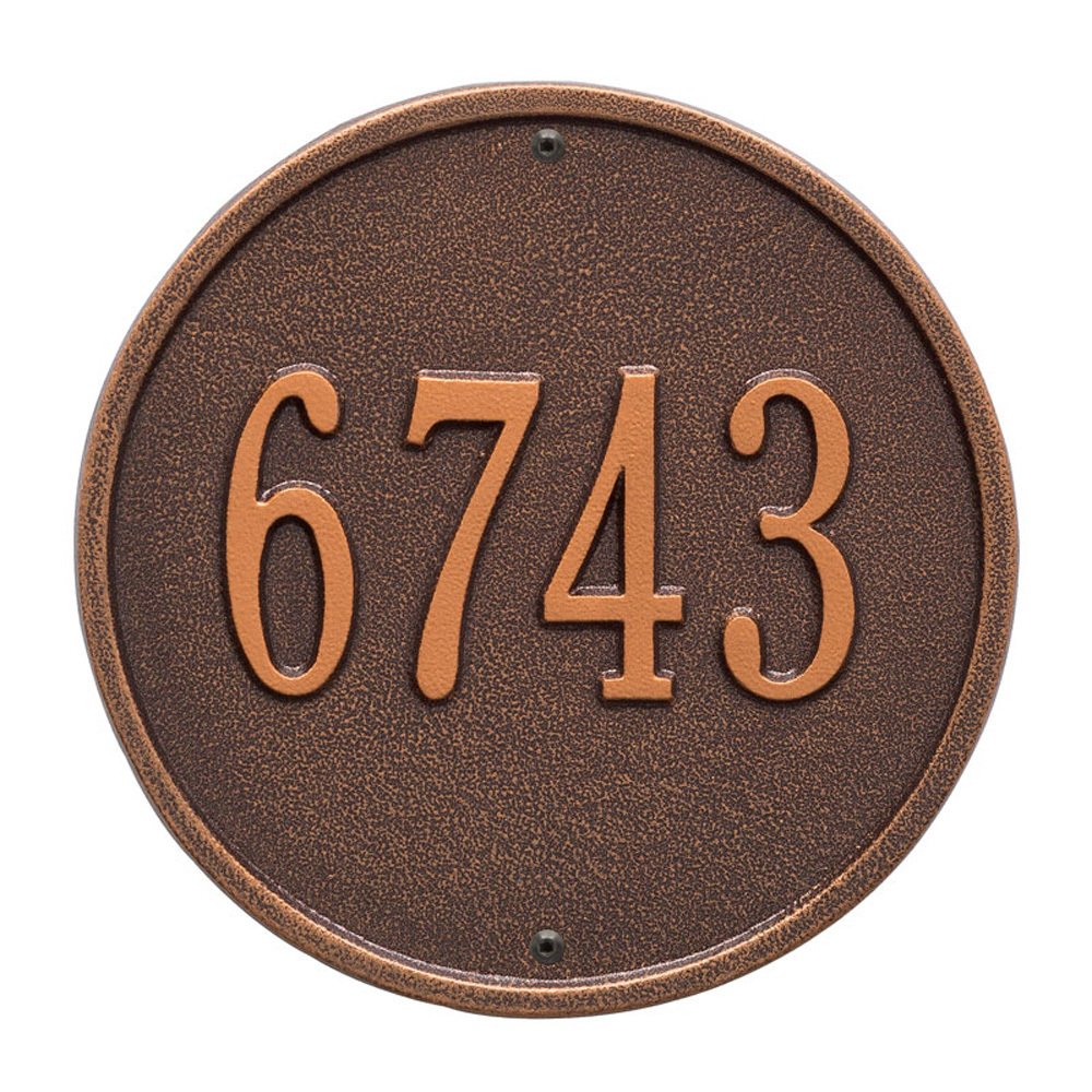 Whitehall 1033AC - Round - 9" Diameter Wall - One Line