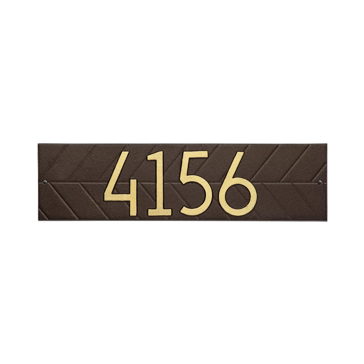 Whitehall 3902AD - Modern Herringbone Horizontal Plaque, Standard Wall 1-line