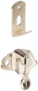 Amerock Flex Elbow Cabinet Catch Zinc 1-1/8 inch (29 mm) Length 1 Pack Door Catch Cabinet Door Latch