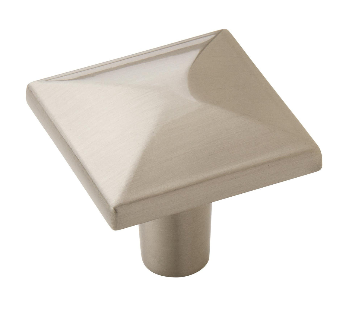 Amerock Cabinet Knob Satin Nickel 1-1/8 inch (29 mm) Length Extensity 1 Pack Drawer Knob Cabinet Hardware