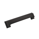 Amerock Cabinet Cup Pull Matte Black 5-1/16 inch & 6-5/16 inch (128 mm & 160 mm) Center-to-Center Appoint 1 Pack Drawer Pull Cabinet Handle Cabinet Hardware