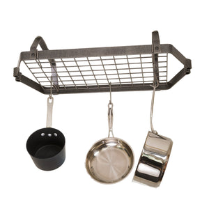 Enclume DR5LC HS Low-Ceiling Retro Rectangle Pot Rack w/ 12 Hooks HS