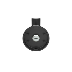 Amerock BH26542MB Matte Black Single Robe Hook 2-1/4 in. (57 mm) Length Towel Holder Arrondi Towel Hook for Bathroom Bathroom Hardware Bath Accessories