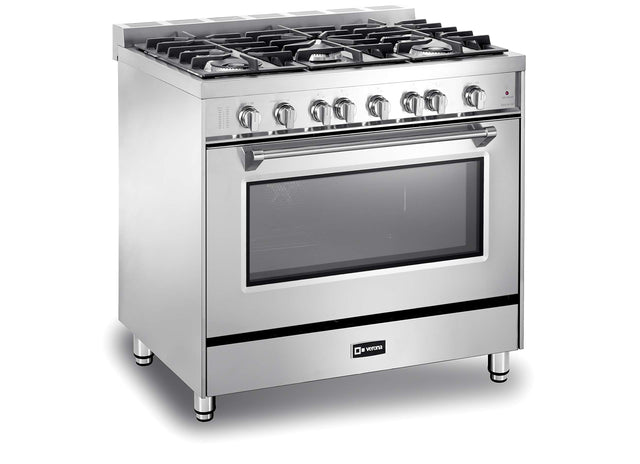 Verona VDFSGG365SS Designer 36" Gas Single Oven Range - Stainless Steel