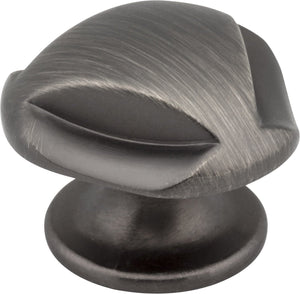 Jeffrey Alexander 915BNBDL 1-5/16" Overall Length Brushed Pewter Chesapeake Cabinet Knob