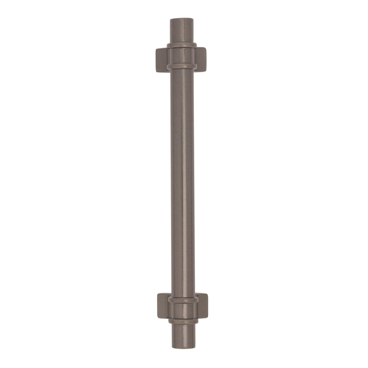 Amerock Cabinet Pull Gunmetal 5-1/16 inch (128 mm) Center to Center Davenport 1 Pack Drawer Pull Drawer Handle Cabinet Hardware