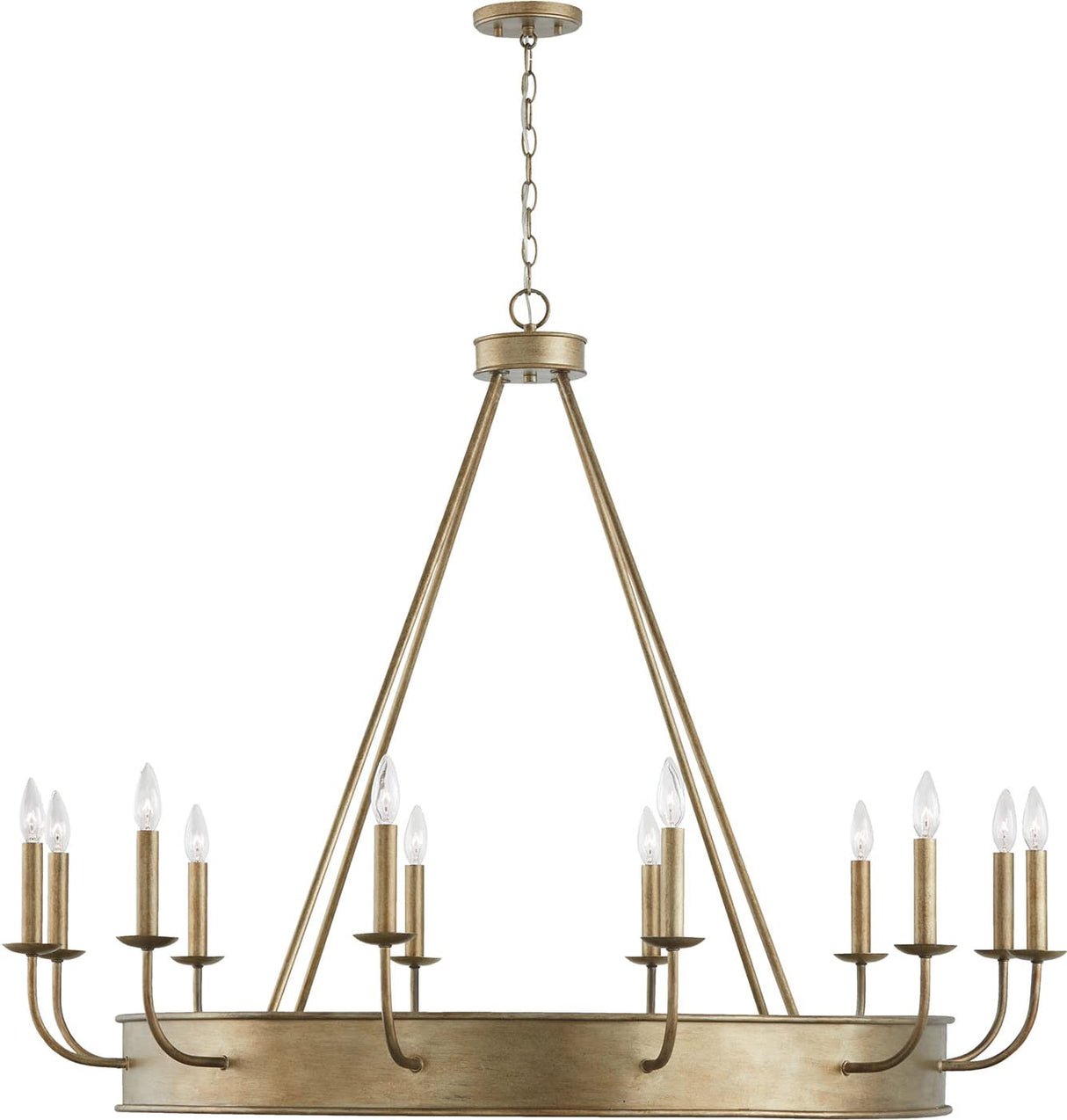 Capital Lighting 449201ML Nole 12 Light Chandelier Mystic Luster