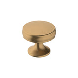 Amerock Cabinet Knob Champagne Bronze 1-1/4 inch (32 mm) Diameter Renown 1 Pack Drawer Knob Cabinet Hardware