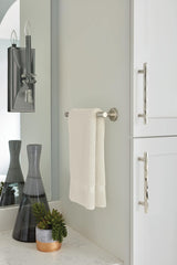 Amerock BH26546PSS Polished Stainless Steel Towel Bar 9 in (229 mm) Towel Rack Arrondi Bathroom Towel Holder Bathroom Hardware Bath Accessories