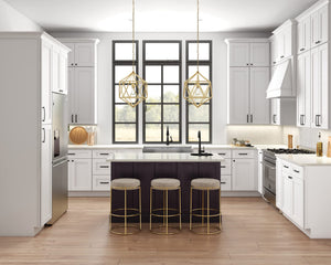 Elements 449-160DBAC 160 mm Center-to-Center Brushed Oil Rubbed Bronze Square Hadly Cabinet Pull