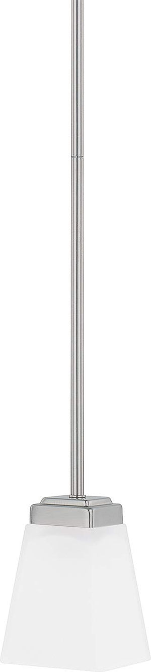 Capital Lighting 314411BN-334 Baxley 1 Light Pendant Brushed Nickel