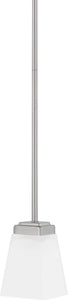 Capital Lighting 314411BN-334 Baxley 1 Light Pendant Brushed Nickel