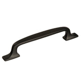 Amerock Cabinet Pull Black Bronze 5-1/16 inch (128 mm) Center to Center Highland Ridge 1 Pack Drawer Pull Drawer Handle Cabinet Hardware