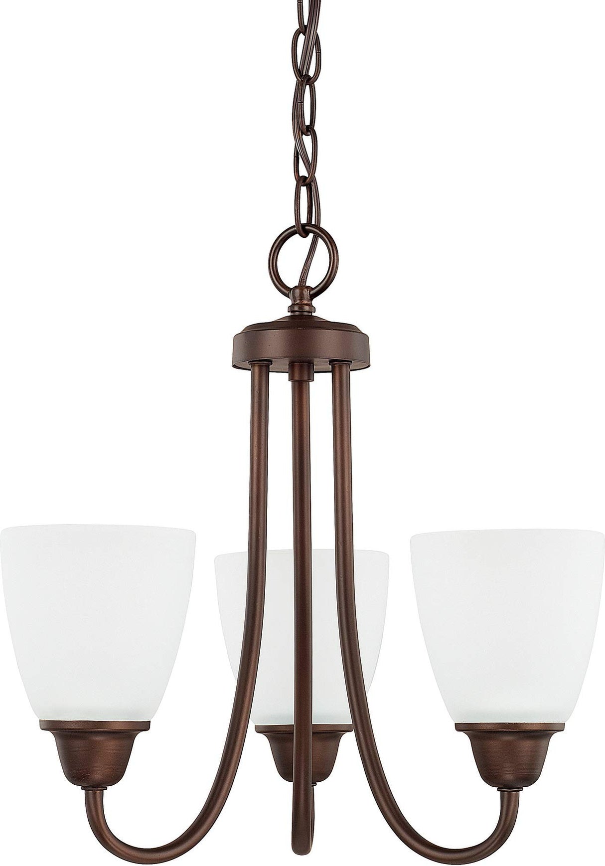 Capital Lighting 415131BZ-337 Trenton 3 Light Chandelier Bronze