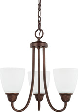 Capital Lighting 415131BZ-337 Trenton 3 Light Chandelier Bronze