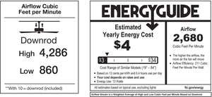 Matthews Fan PA3-BK-BW-42 Patricia-3 three-blade ceiling fan in Matte Black finish with 42” solid barn wood tone blades and dimmable LED light kit 