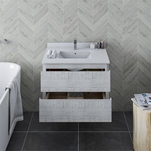 Fresca FCB3130RWH-CWH-U Modern Bathroom Vanity