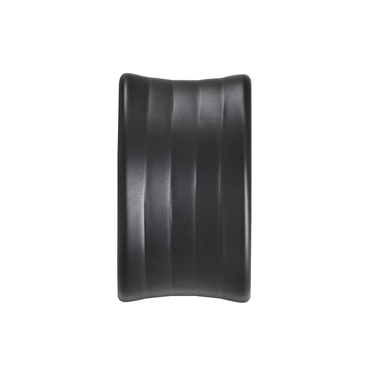 Amerock Cabinet Finger Pull Matte Black 1-1/4 inch (32 mm) Center to Center Concentric 1 Pack Drawer Pull Drawer Handle Cabinet Hardware