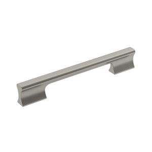 Amerock Cabinet Pull Satin Nickel 6-5/16 inch (160 mm) Center-to-Center Status 1 Pack Drawer Pull Cabinet Handle Cabinet Hardware