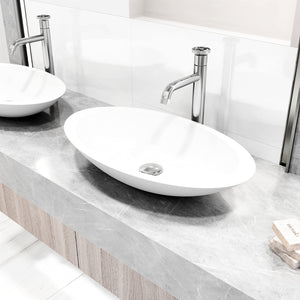 VIGO Cass 12 inch H Single Hole Single Handle Bathroom Faucet in Chrome - Vessel Sink Faucet VG03030CH