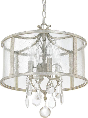 Capital Lighting 9484AS-CR Blakely 4 Light Pendant Antique Silver