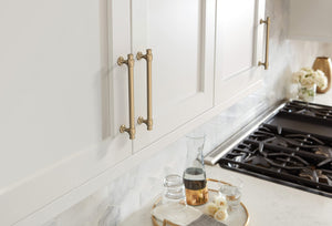 Amerock BP36771CZ Champagne Bronze Cabinet Pull 6-5/16 in (160 mm) Center-to-Center Cabinet Handle Winsome Drawer Pull Kitchen Cabinet Handle Furniture Hardware