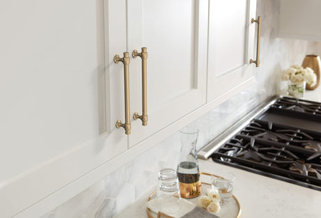 Amerock BP36771CZ Champagne Bronze Cabinet Pull 6-5/16 in (160 mm) Center-to-Center Cabinet Handle Winsome Drawer Pull Kitchen Cabinet Handle Furniture Hardware