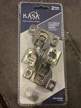 KasaWare KFHCN012-A-2 1/2" Overlay Compact Hinge, 2-pack