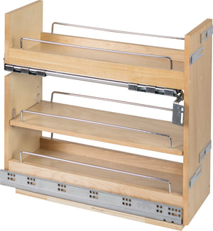 Hardware Resources DBPO-8SC 8" "No Wiggle" Soft-close Under Drawer Base Pullout