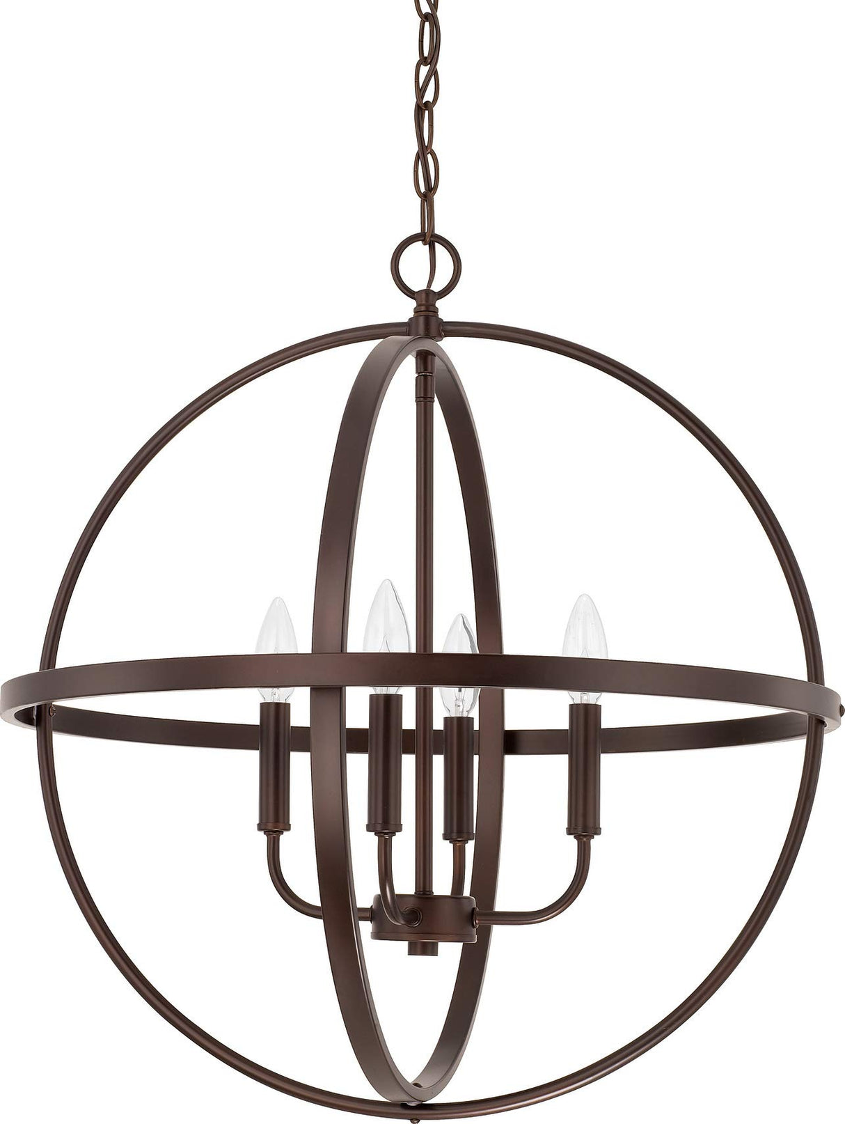 Capital Lighting 317542BZ Hartwell 4 Light Pendant Bronze