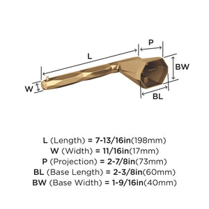 Amerock BH36041CZ Champagne Bronze Single Post Toilet Paper Holder 7-13/16 in. (198 mm) Toilet Tissue Holder St. Vincent Bath Tissue Holder Bathroom Hardware Bath Accessories