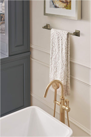 Amerock Corp BH26513G10 Markham Towel-Bar, Brushed Nickel
