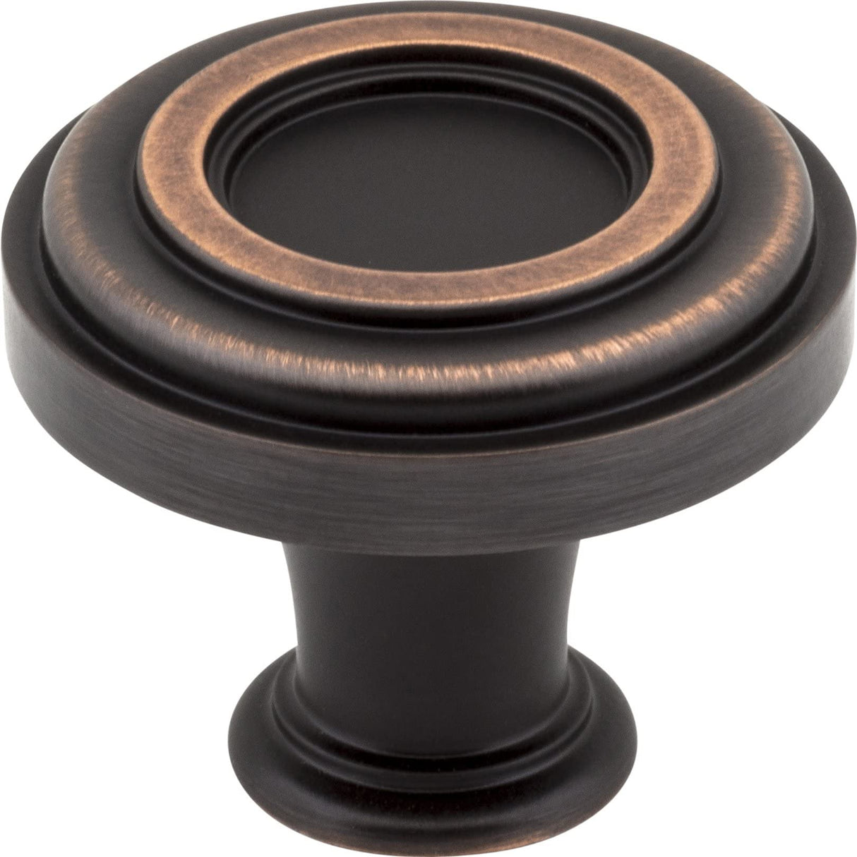 Jeffrey Alexander 317DBAC 1-3/8" Diameter Brushed Oil Rubbed Bronze Ring Lafayette Cabinet Knob