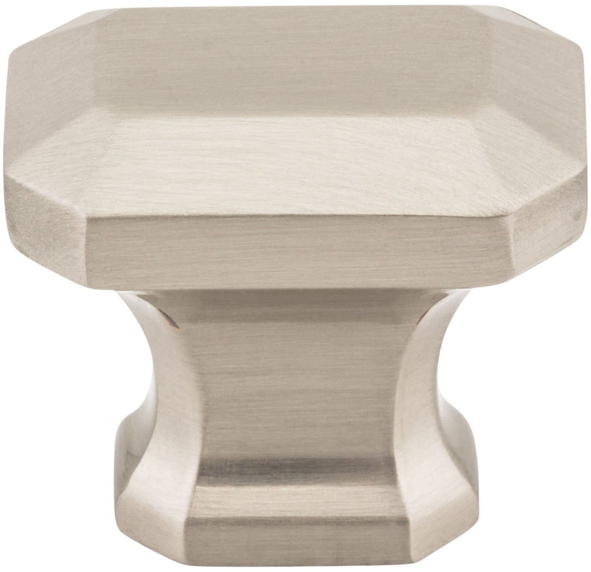 Jeffrey Alexander 165BNBDL 1-1/4" Overall Length Brushed Pewter Emerald Ella Cabinet Knob