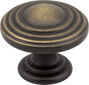 Jeffrey Alexander 137NI 1-1/4" Diameter Polished Nickel Stacked Bremen 2 Cabinet Knob