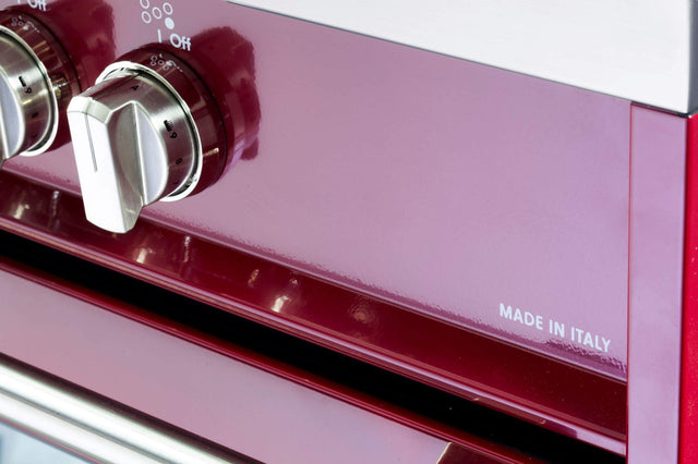 Verona VDFSIE365BU Designer 36" Induction Single Oven Range - Burgundy