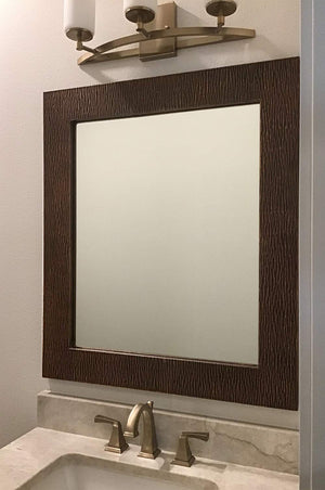 Premier Copper Products MFREC3631-TR Hand Hammered 36-Inch x 31-Inch Framed Mirror