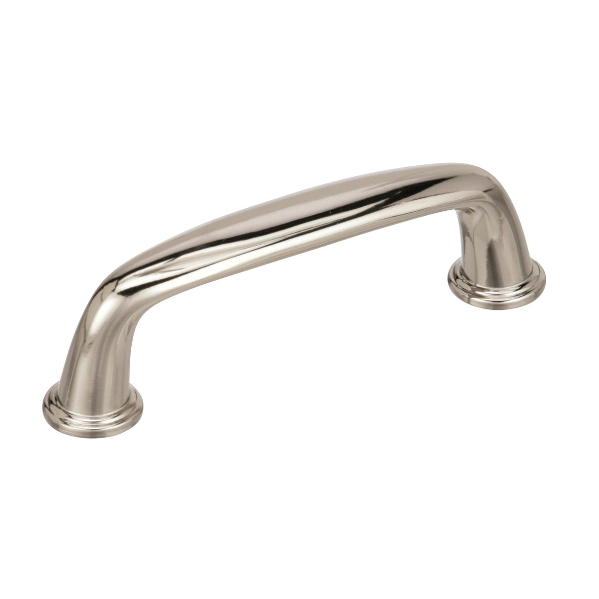 Amerock Cabinet Pull Polished Nickel 3 inch (76 mm) Center to Center Kane 1 Pack Drawer Pull Drawer Handle Cabinet Hardware